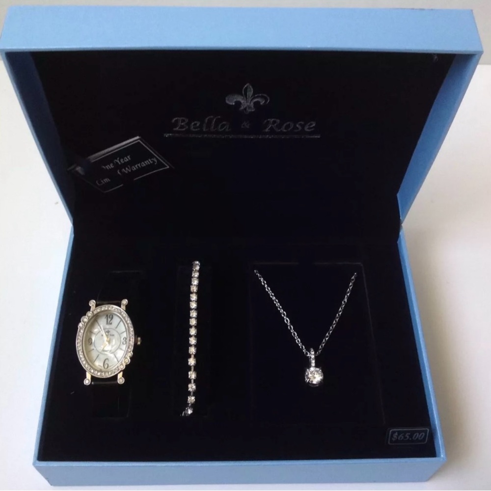 Bella & Rose Silver Jewelry Set